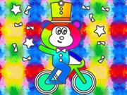 Coloring Book: Monkey Rides Unicycle - Loli Games